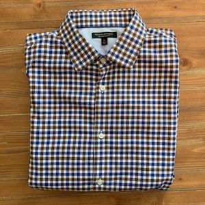 Men's Banana Republic Gingham Dress Shirt XL